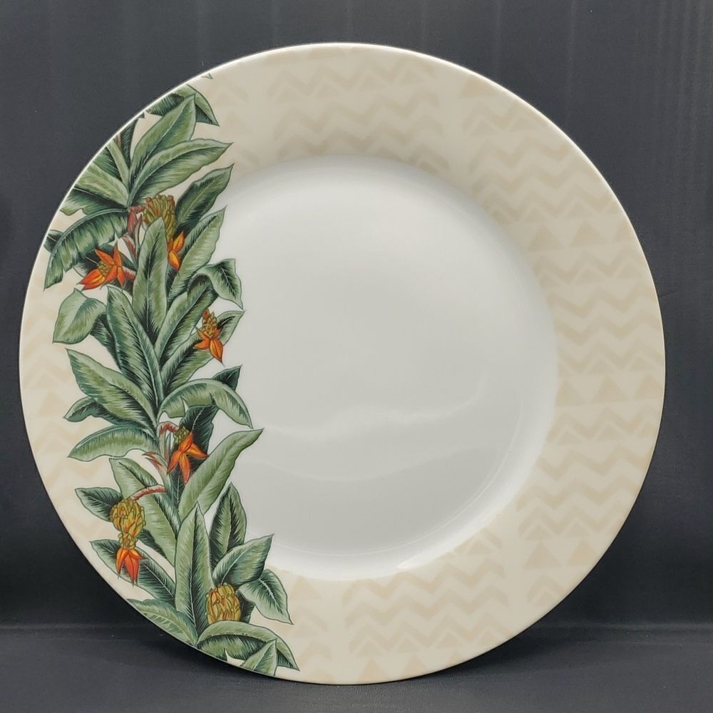 Island Plantations Bird of Paradise Dinner Plate 11"